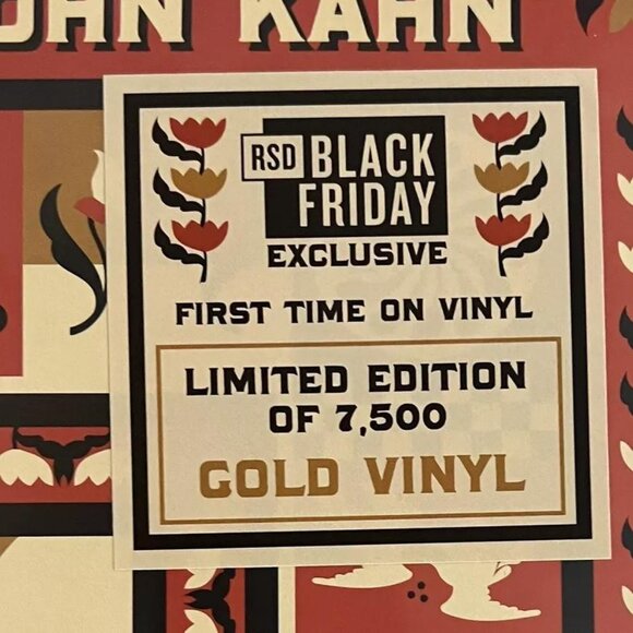 Jerry Garcia & John Kahn Pure Jerry 2-LP ~ RSD Blk Fri 2023 ~ Gold ~ New/Sealed! - Picture 3 of 4